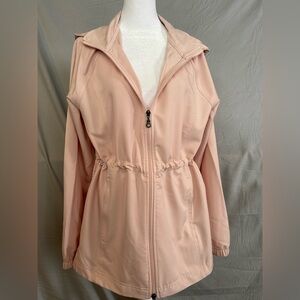 Kirkland Signature Women's Light Pink Utility Jacket, zips up or down